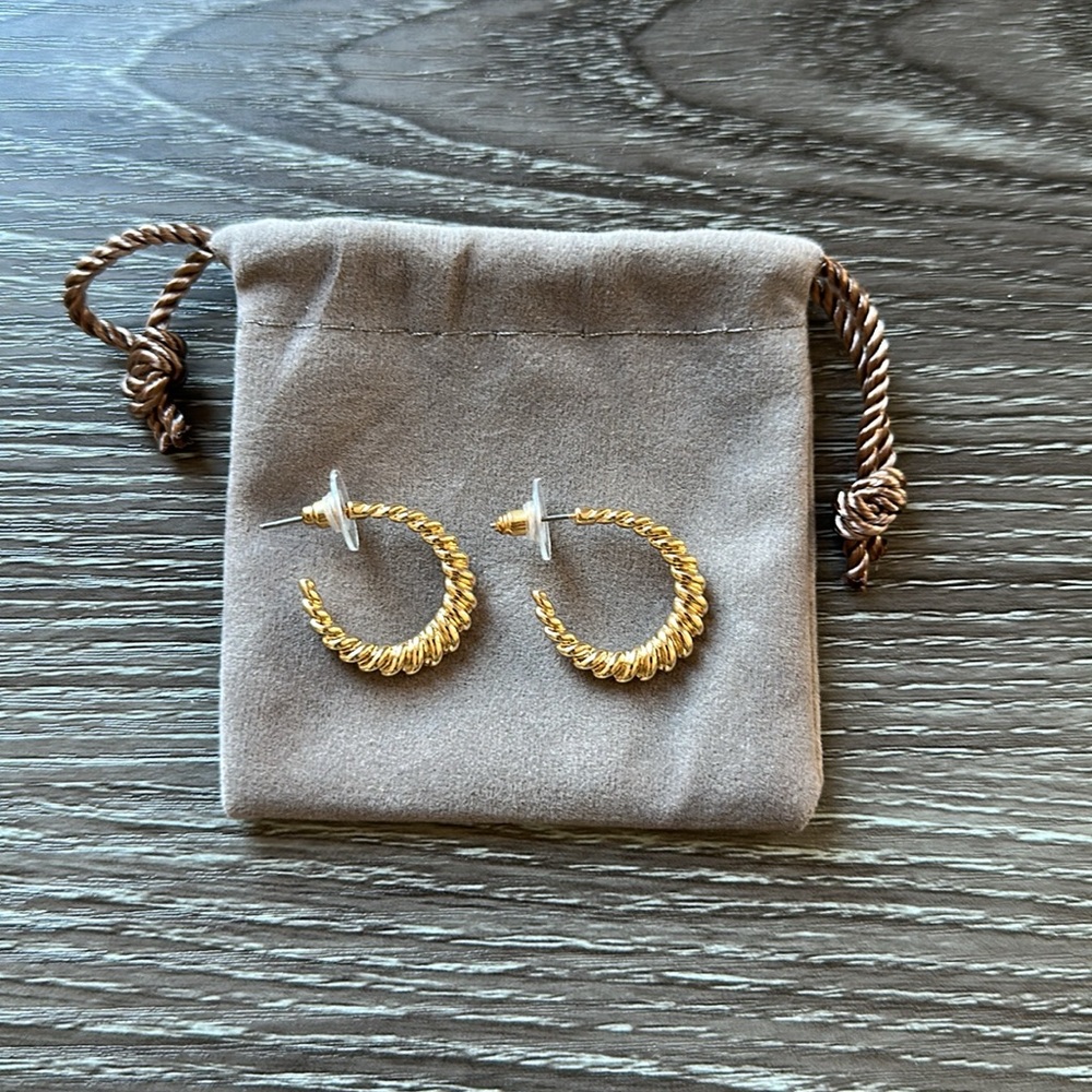 Chunky Gold Hoops